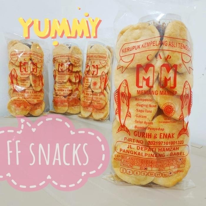 Kerupuk Kemplang Panggang MM Asli Bangka