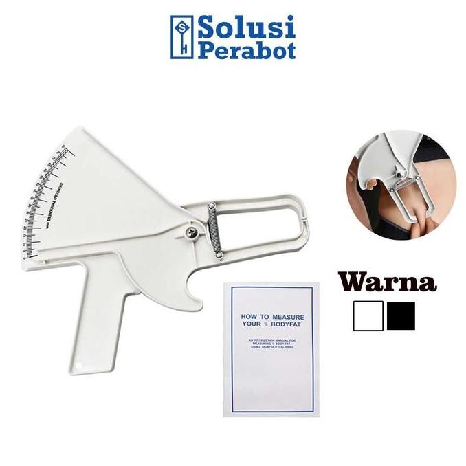 Premium Skinfold Thickness Caliper AH02 SP / Body Fat Slim Guide Pengukur Promo