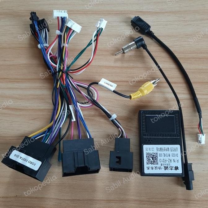 Soket Pnp + Canbus Ford Fiesta 2009 - 2012 Head Unit Android Fiesta