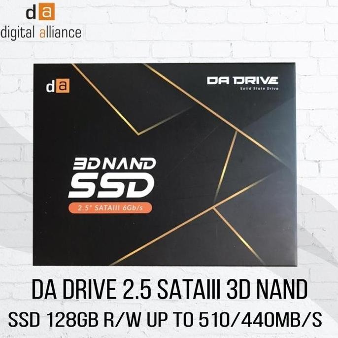 DB109 }} SSD Digital Alliance G600S 128GB Sata III - Ssd 128GB DA Drive Sata 3