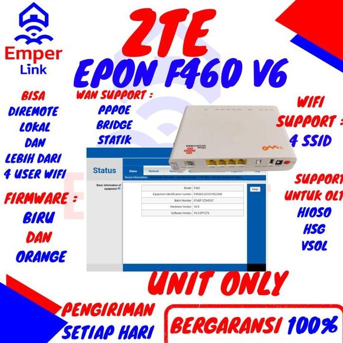DF150>> Onu/Ont Epon F460V6 F460 V6