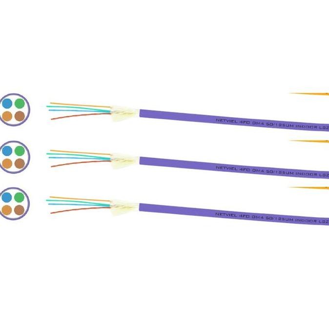 DB76>> Netviel Kabel FO 4 Core OM4 MM Indoor Tight Buffer 50/125um