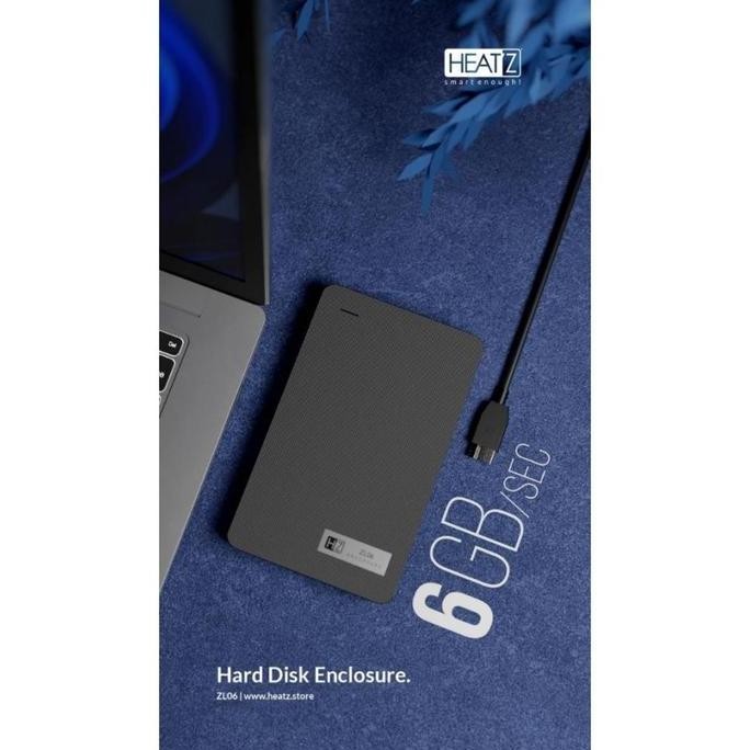 DA7 }} casing hdd 2,5 inchi sata 3.0 hard disk enclosure heatz hz