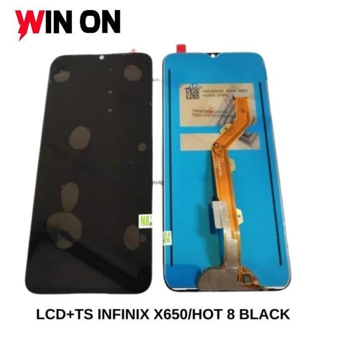 Lcd Touchscreen Infinix Hot 8 / Lcd 1Set Infinix Hot 8 Original Hitam