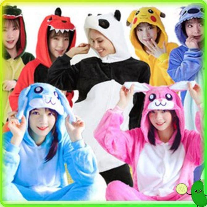 Baju Kostum Piyama Onesie Kigurumi Karakter Dewasa Lucu Shark Baymax