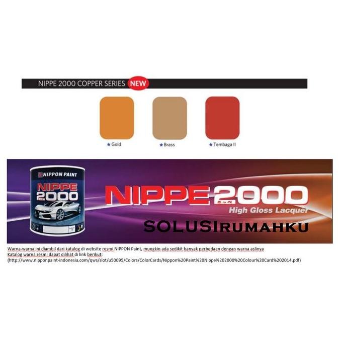 Cat Duco/Duko Nippe 2000 COPPER Series 1 Kg Warna Gold Brass Tembaga