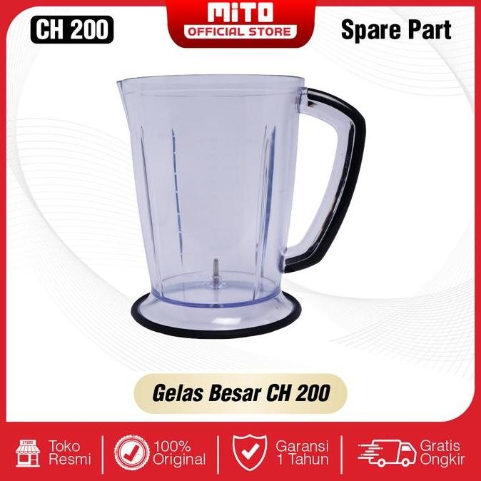 SPARE PART MITOCHIBA Food Chopper CH200 - Gelas - Tutup Gelas -