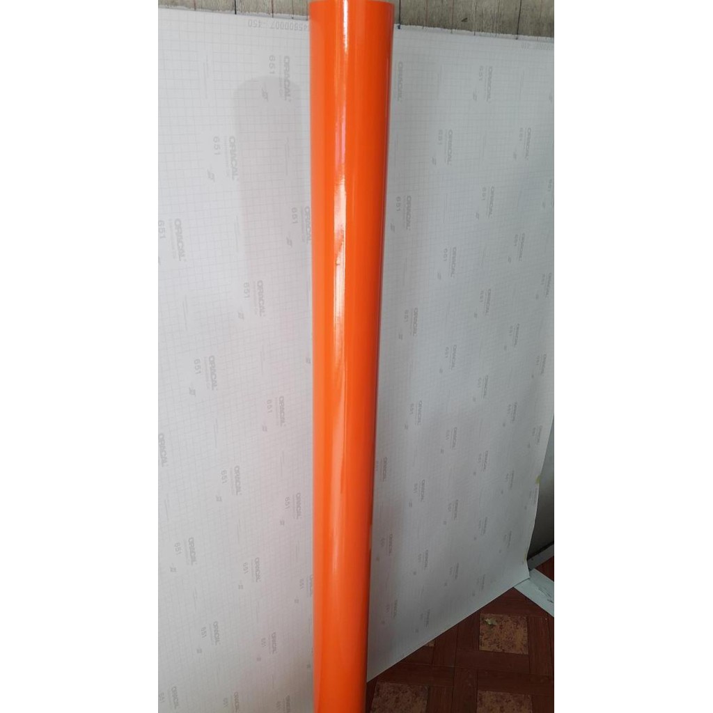 Oracal 651 Gloss 36 Light Orange Terbaik