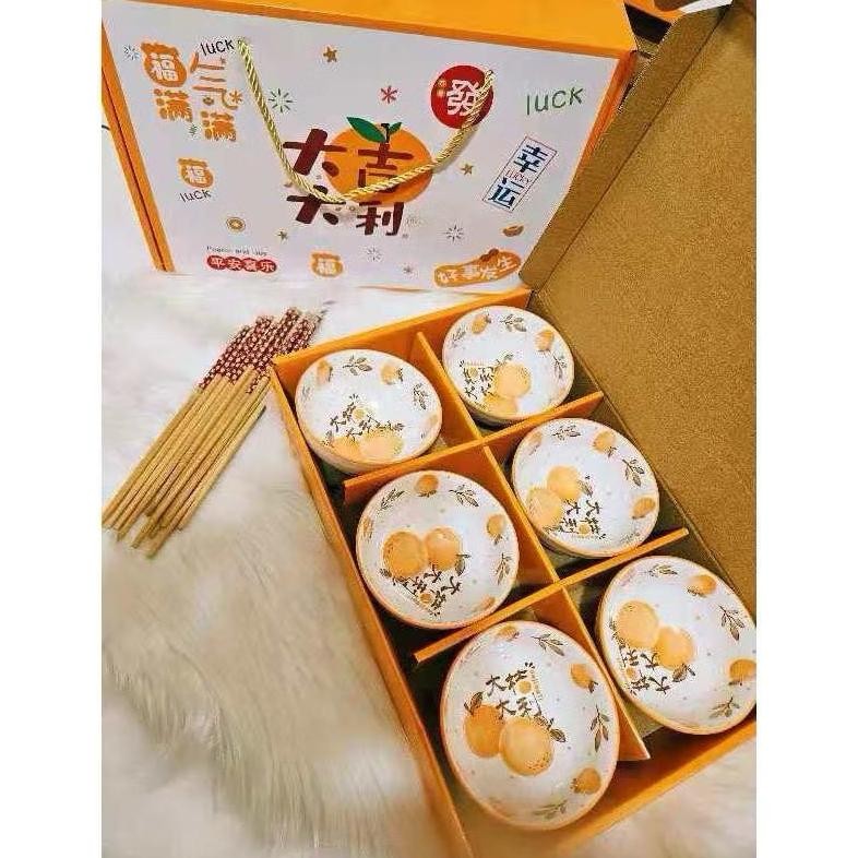 PROMO Hampers Imlek China New Year - Hampers Natal / Mangkok Set Bowl Set / Mangkok Set Imlek