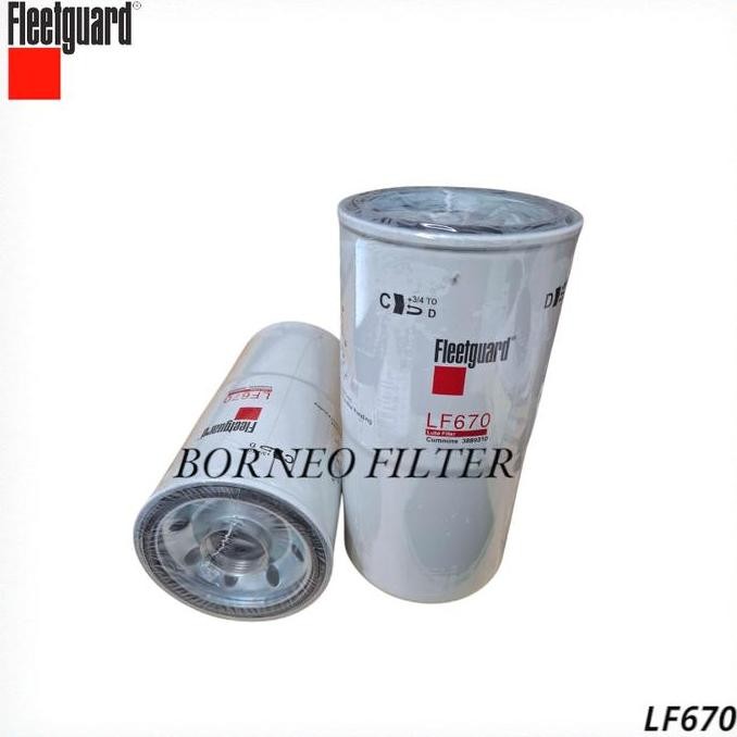 LF670 Fleetguard Genuine Oil Filter P551670 J8612670 W1294 B196 C-5715 SFO2670 JOC-88022 3889310 331