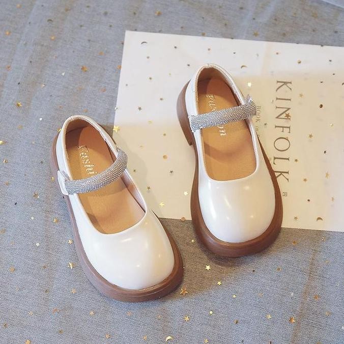 {COD} Sepatu Anak Import ARETA Non LED/Flat Shoes/Sepatu Pesta Anak Perempuan Size 26-35 usia 3-8th 