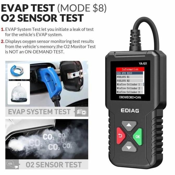 Alat Scaner Mobil Obd2 Scanner Mobil Obdii Diagnoatic Tool Ediag Ya101