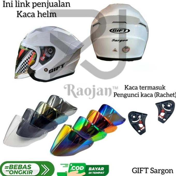 Kaca helm GIFT Sargon Visor helm GIFT Sargon