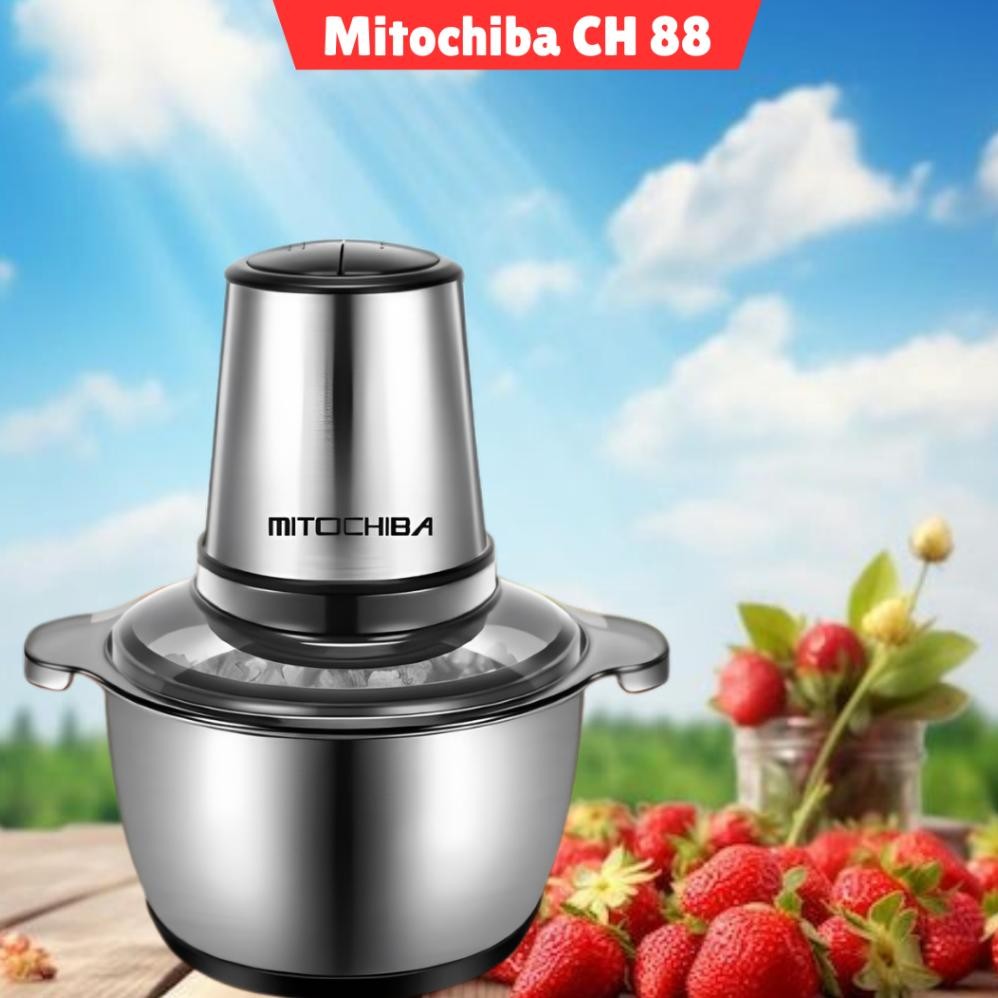 Chopper Mitochiba CH88 Original Penggiling Serbaguna 2L Stainless Steel