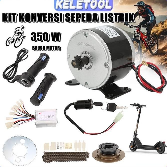 CODMY1025 220W BRUSHED DINAMO SEPEDA LISTRIK MESIN MOTOR HIGH-SPEED 11 GIGI 250W-350W 2750RPM PADUAN