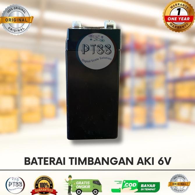 Battery Timbangan 6Volt / Aki Keri G 6Volt / Aki Timbangan 6Volt