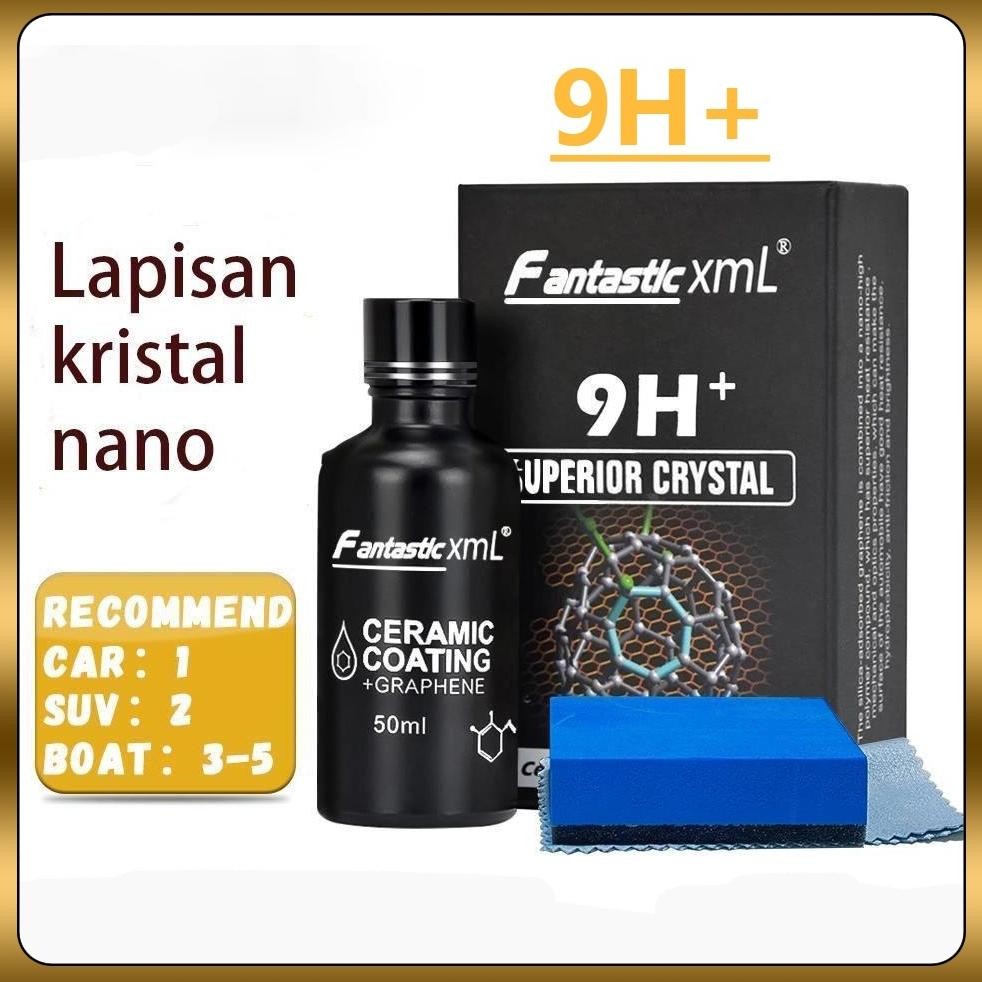 Nano Ceramic Coating Mobil/Ceramic Coating Mobil Crystal Diamond Graphene Coating 50ml - 9H+/9H+ Cer