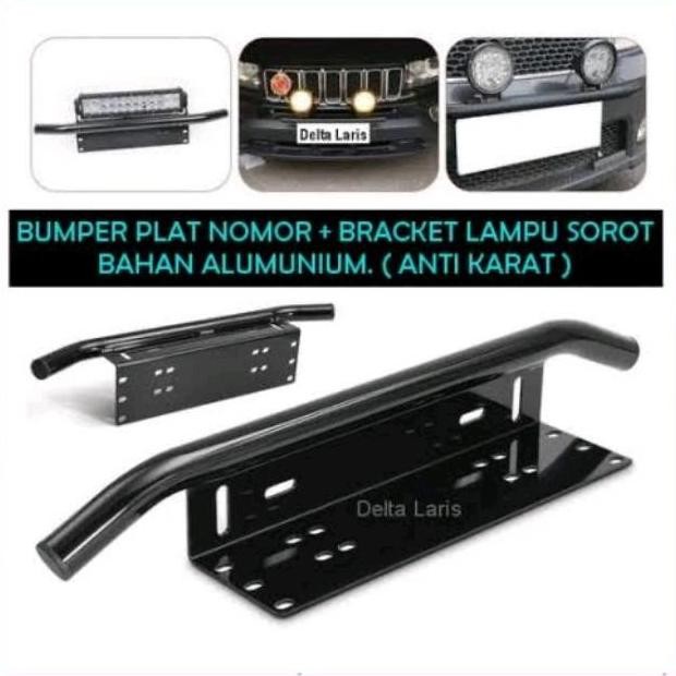 NEW Bracket Dudukan Lampu Sorot Plat Nomor Mobil
