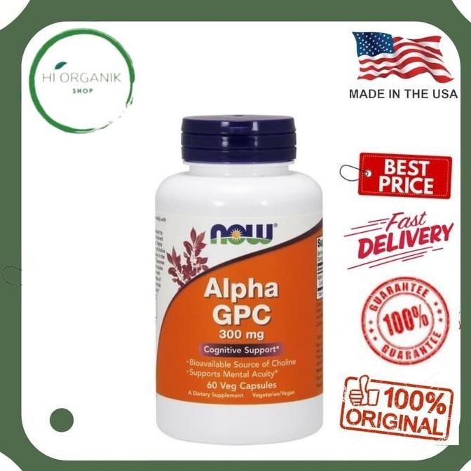 Now Foods Alpha Gpc 300 Mg 60 Veg Caps / Now Food Alpha Gpc Original