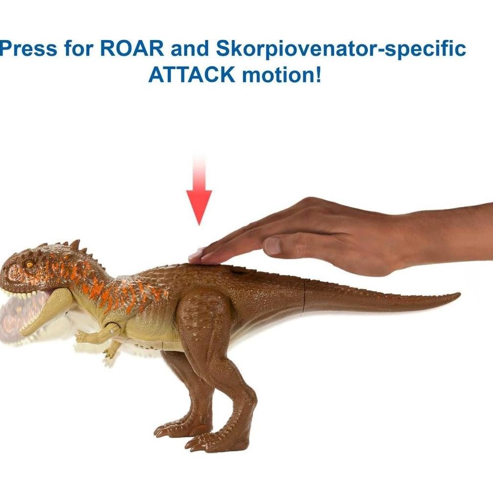 MATTEL JURASSIC WORLD SURVIVAL INSTINCTS ROARIN' BATTLE PACK SET MIT 2 ACTIONFIGUREN, ROAR STRIKERS 