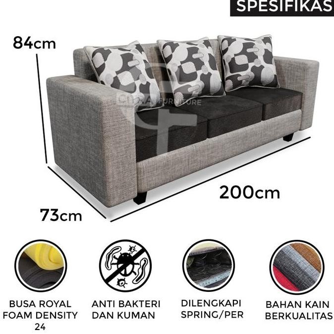 Sofa sudut minimalis (FREE ONGKIR)