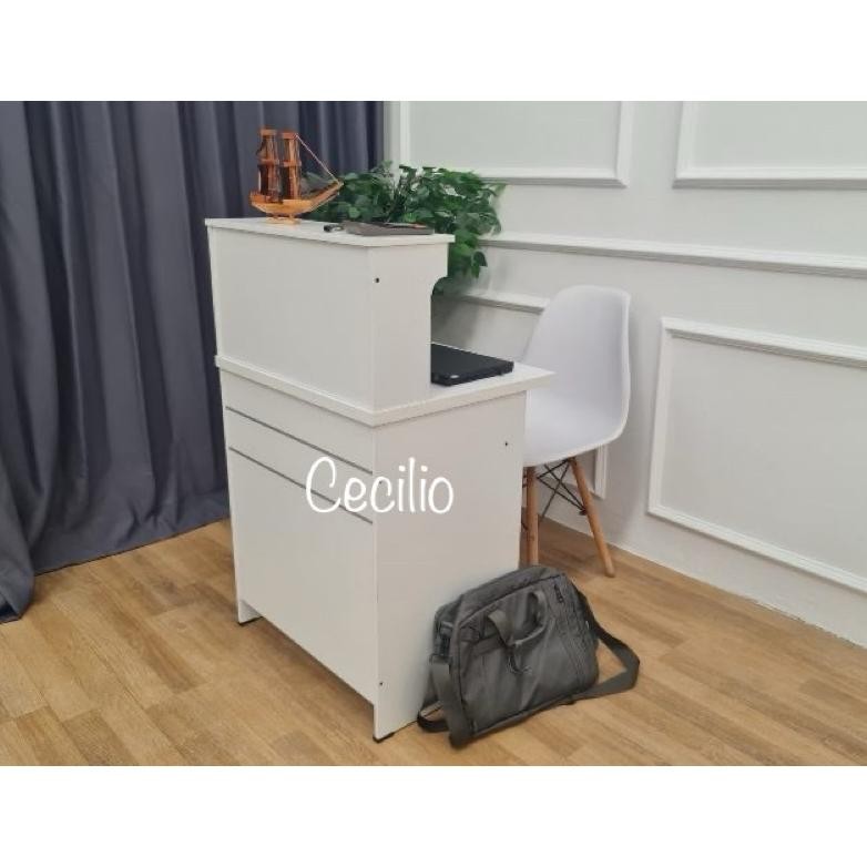 SWALLOWTAIL- [Meja Kasir - CARGO] Meja Kasir Estetik - Meja Kasir Kayu - Meja Kasir Minimalis - Meja