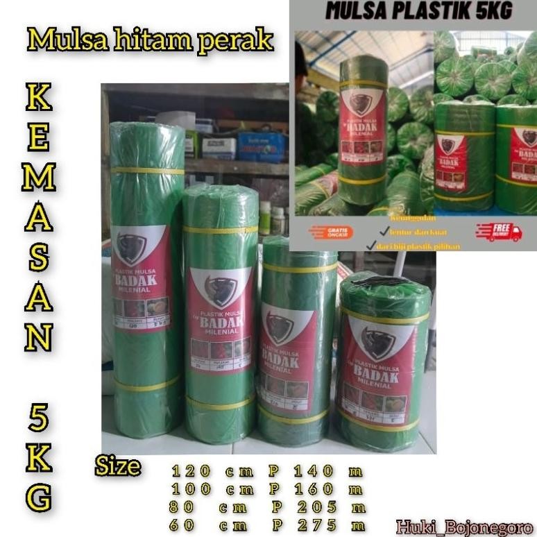 LEGOLANT- Mulsa hitam perak 5 kg mulsa cabe tomat melon dll