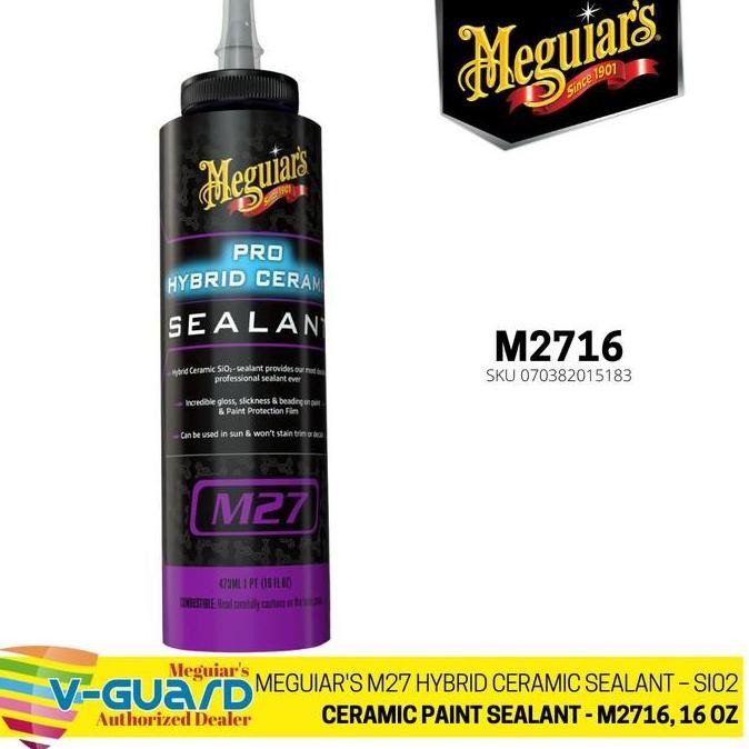 Meguiars M27 Pro Hybrid Ceramic Sealant 473Ml, Sio2 Semi Nano Coating