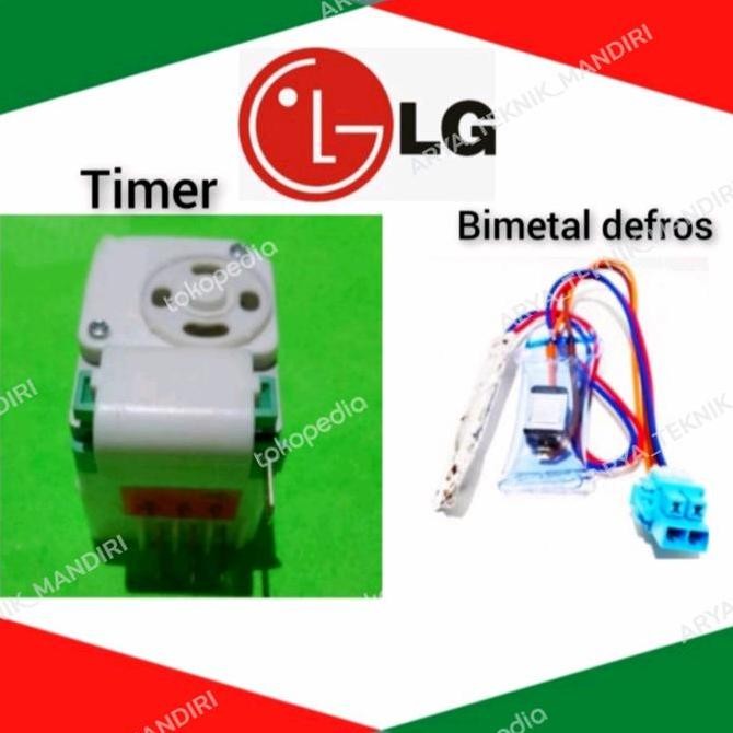 Timer Fuse Bimetal Defros Kulkas LG 2 Pintu Original