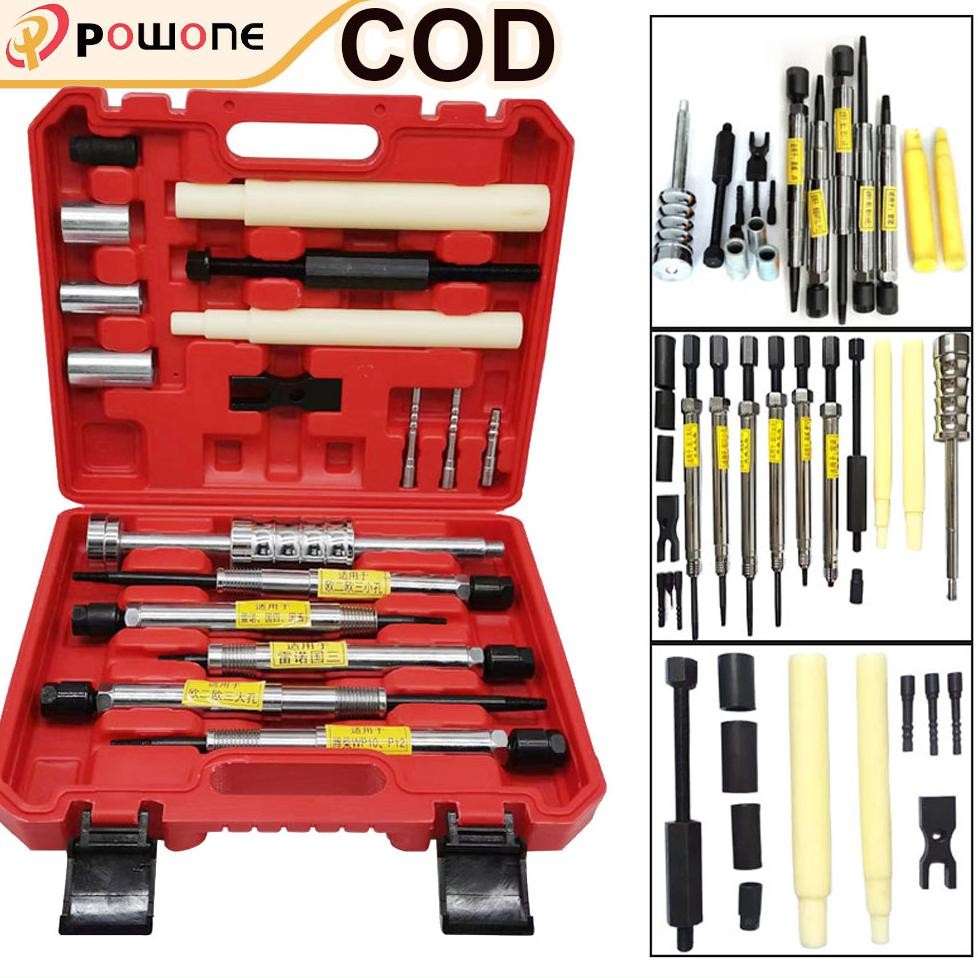 IDEALE- Alat Pembongkaran Selongsong Tembaga Injektor Common Rail Universal Alat Pelepas Bushing Tem