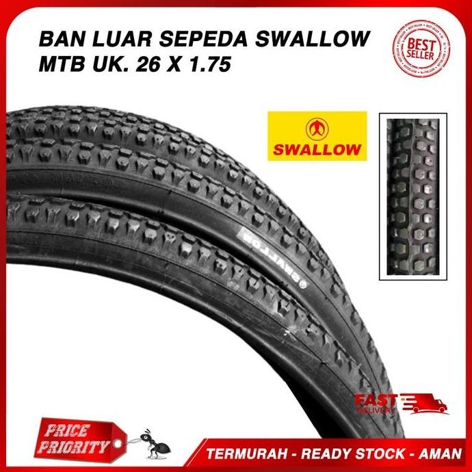Ban Luar Sepeda Swallow Mtb 26 X 175 / Ban Luar Sepeda 26 X 1.75 Mtb Murah