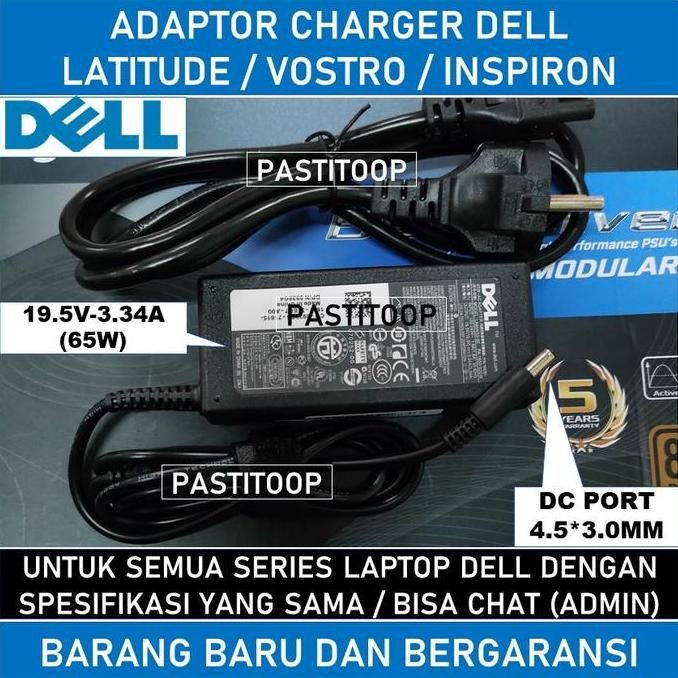 Adaptor Charger Laptop Dell Latitude 3410 Original