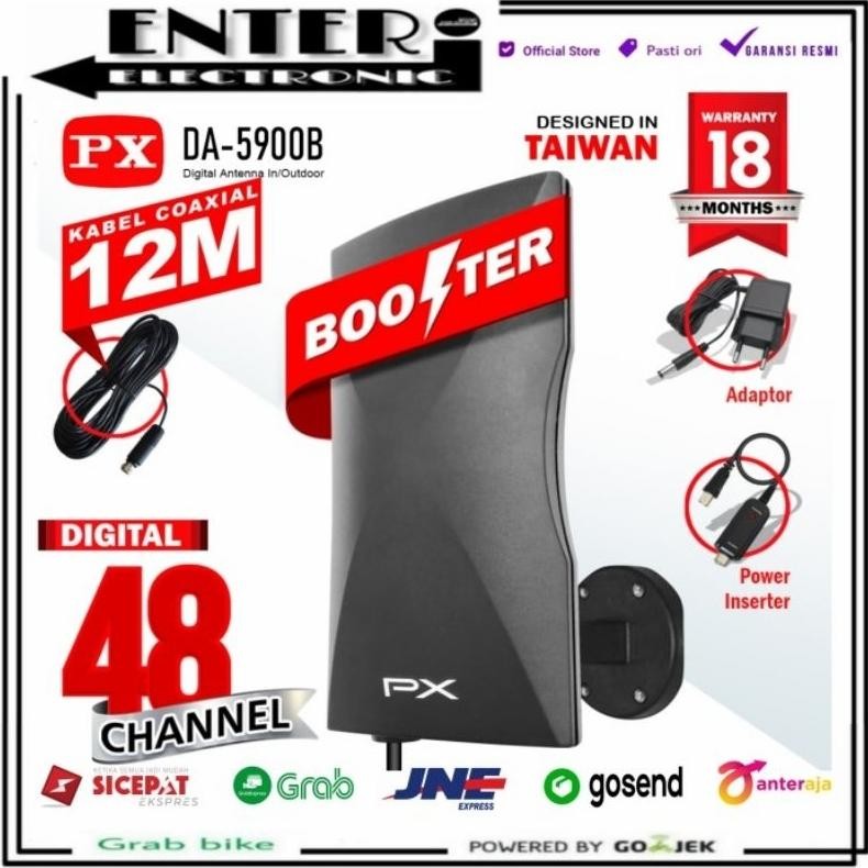 LEGOLANT- PX DA5900B DA5900W - PX ANTENA TV DIGITAL DA5900 INDOOR OUTDOOR ANTENA TV LED PX DA 5900 B