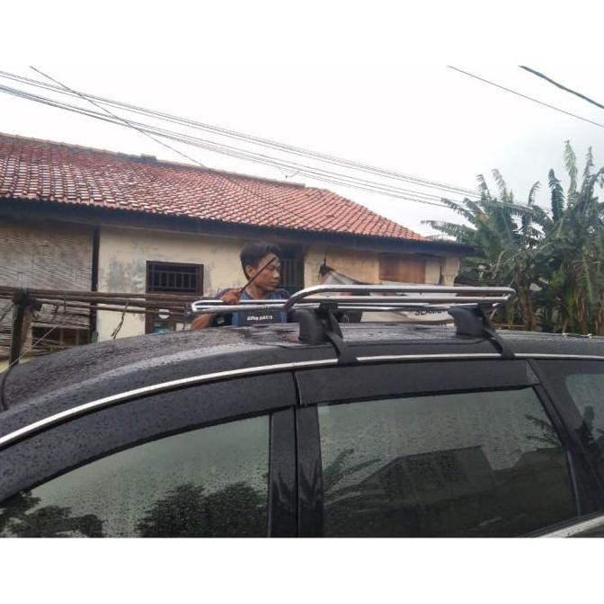 Roofrack Bagasi Atas Mobil Sigra / Calya Model Rack Jeck Kaki 4 Merek Sunrise