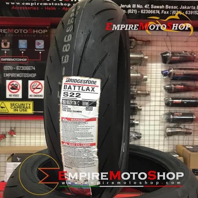 Promo Ban Battlax S22 Ukuran 160 / 60 -17 Ninja 250 Fi CBR250RR R25 R15 COD