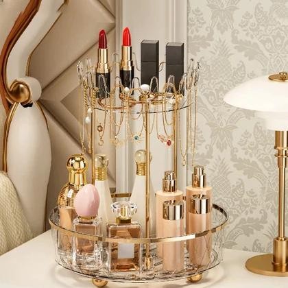 IDEALE- Rak Kosmetik Aesthetic - Tempat Make Up / Rak Perhiasan Kalung Cincin Anting Gelang