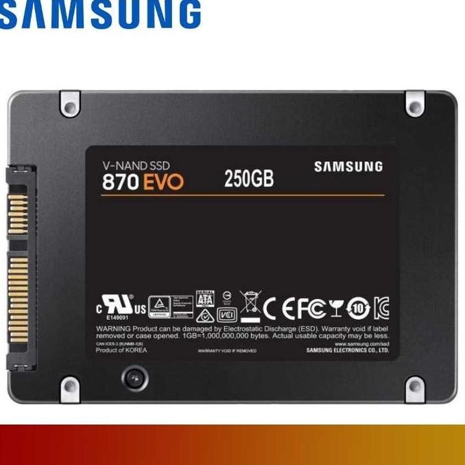 Samsung Ssd 870 Evo 250Gb Sata