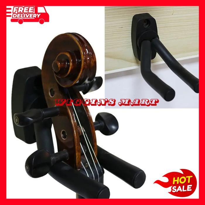 GANTUNGAN HANGER HOOK JEPIT MOUNT BRAKET BRACKET PAJANGAN DINDING TEMBOK GITAR AKUSTIK ELEKTRIK LIST