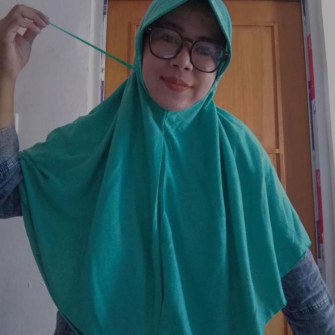 Jilbab robbani anak sekolah Paud TK SMP SMA Dewasa hijau muda tua army