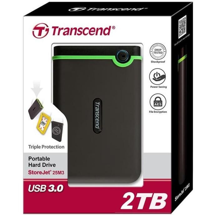 HARGA DISC - Transcend Storejet USB 3.0 2TB - HARDDISK EXTERNAL TRANSCEND