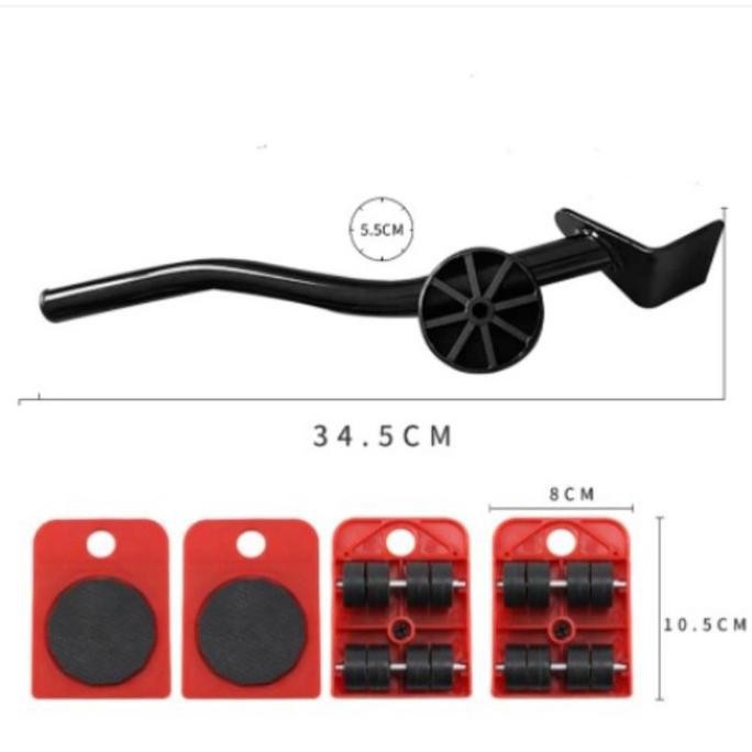 DF109>> Dongkrak Alat Bantu Pindah Barang Furniture Mebel Lemari Soda Kulkas