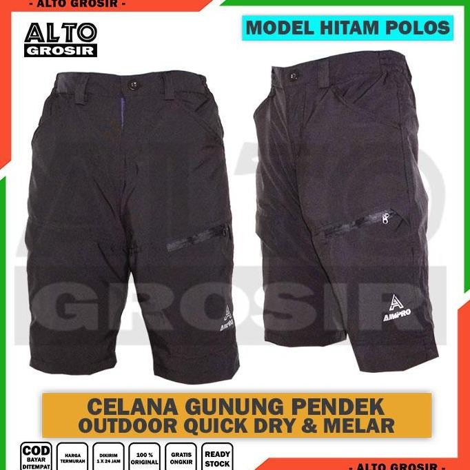 DR82>> Celana Pendek Pria Quickdry Outdoor Cargo Aimpro Original