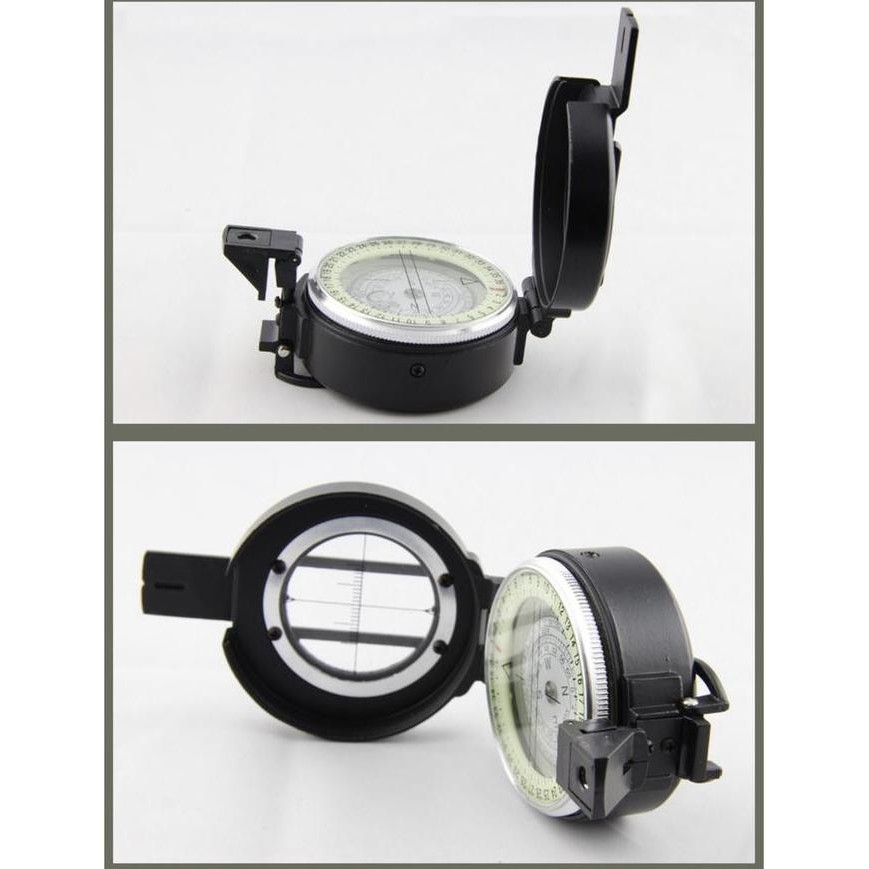 DI17 >> DC60-1B Professional Military Compass Lensatic Prismatic Kompas