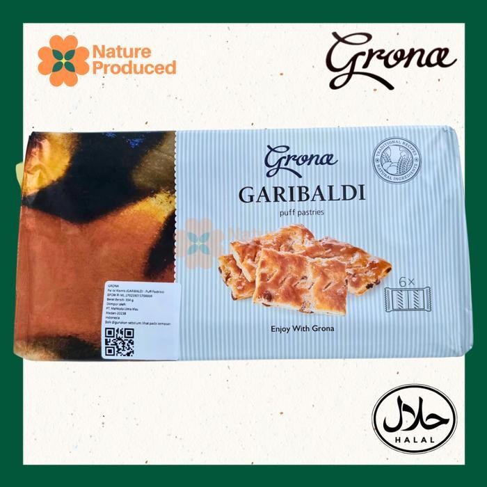 Grona Garibaldi Puff Pastries Puff Pastry Renyah Isi Kismis Halal | Camilan Impor Lezat