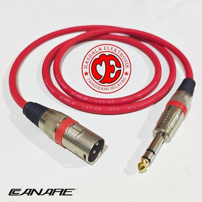 DF160>> Kabel XLR Male Canon to TRS stereo Jek akai 5 meter 5m murah