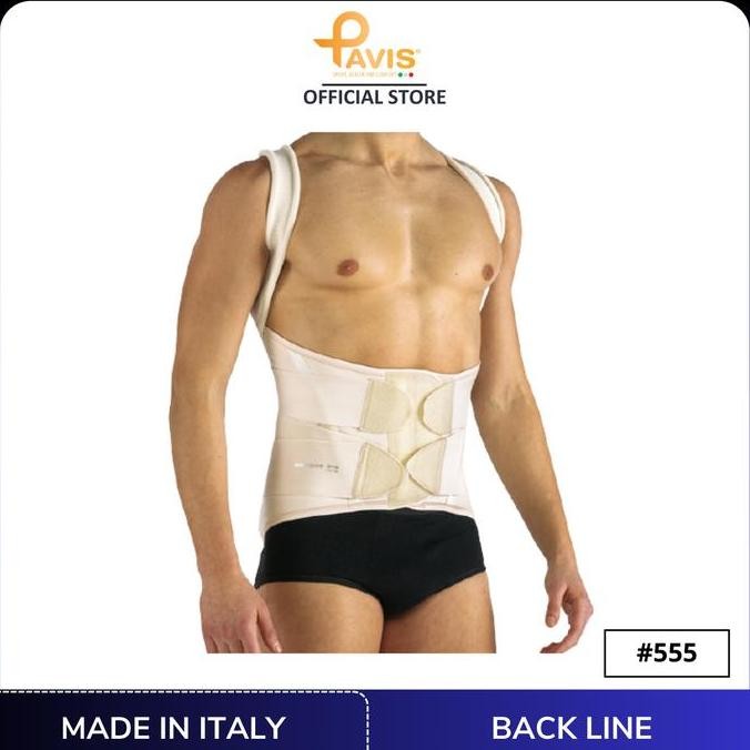 Pavis #555 Dorsal-Lumbar-Sacral Corset With Shoulder Strap