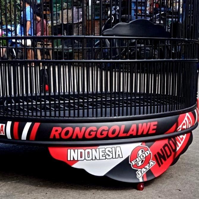 SANGKAR KANDANG MURAI EBOD DECAL RONGGOLAWE murah