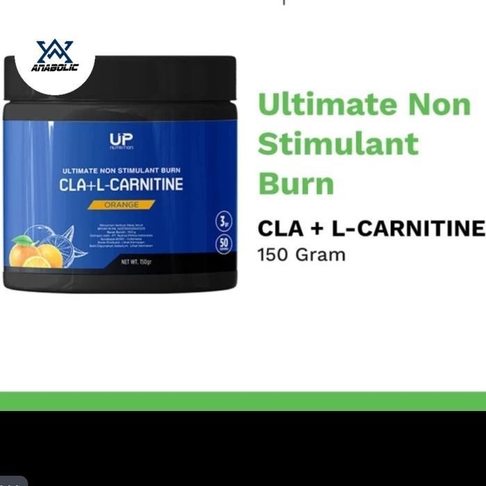 CLA + LCARNITINE L CARNITINE UP NUTRITION 150 GRAM  50 SERVINGS BPOM ORIGINAL 