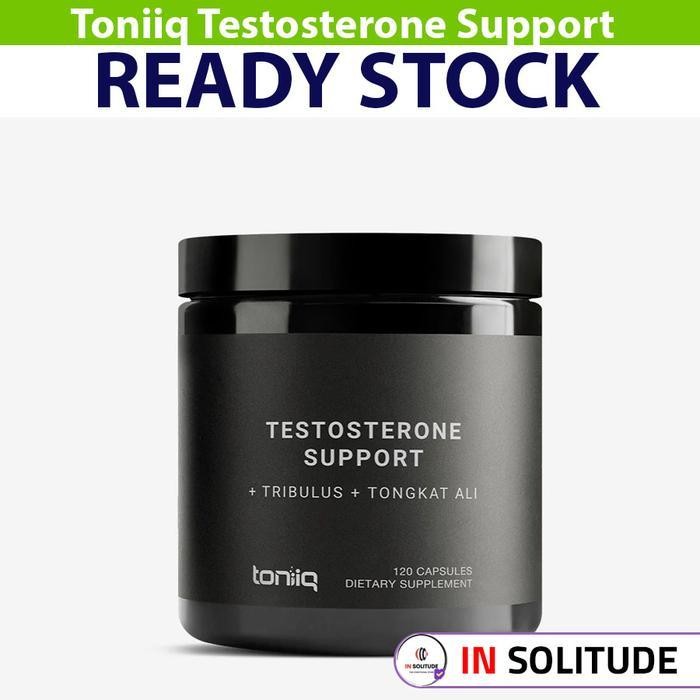 Toniiq Testosterone Support +Tribulus + Tongkat Ali  120 Capsules