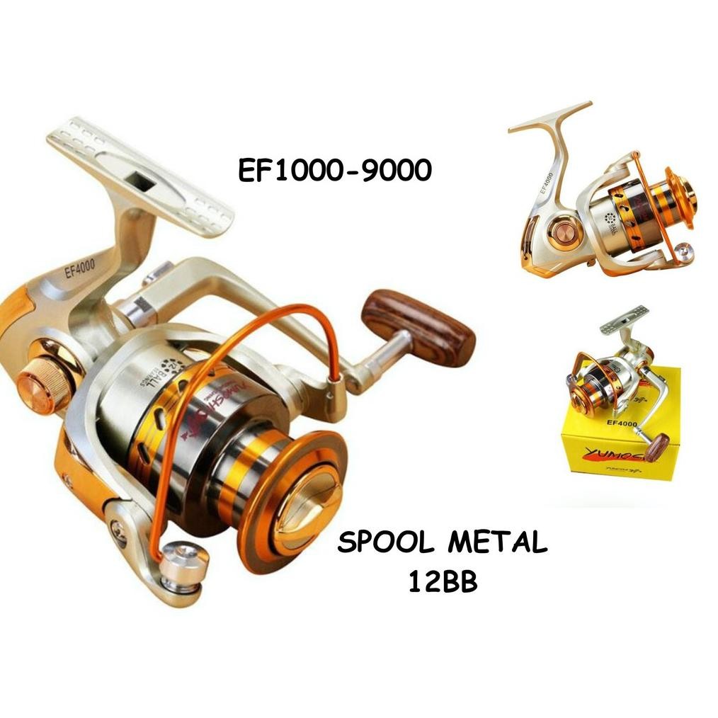 REEL YUMOSHI ALUMINIUM SPOOL 12BB EF 1000-7000 COD